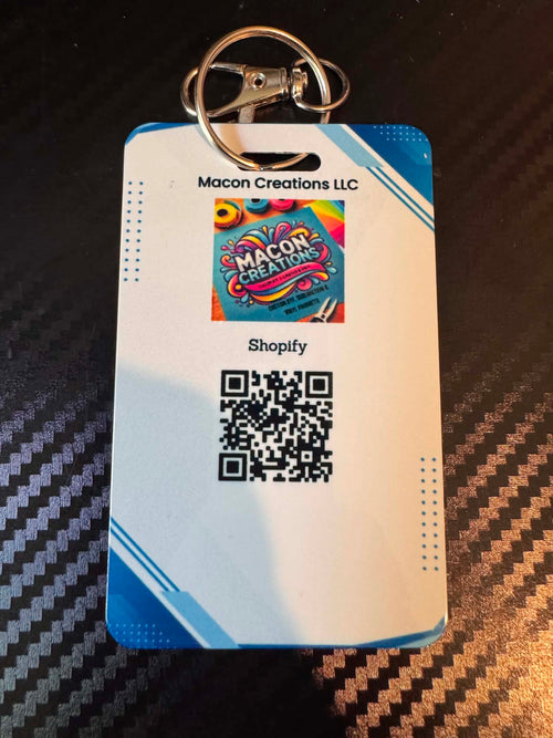 Custom ID Badge - Metal Double sided