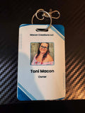 Custom ID Badge - Metal Double sided